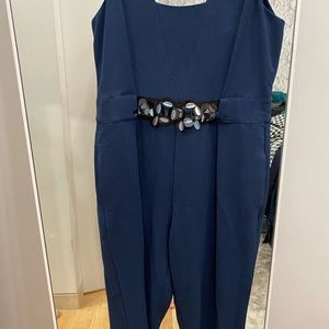 Rachel Roy Navy Jumpsuit